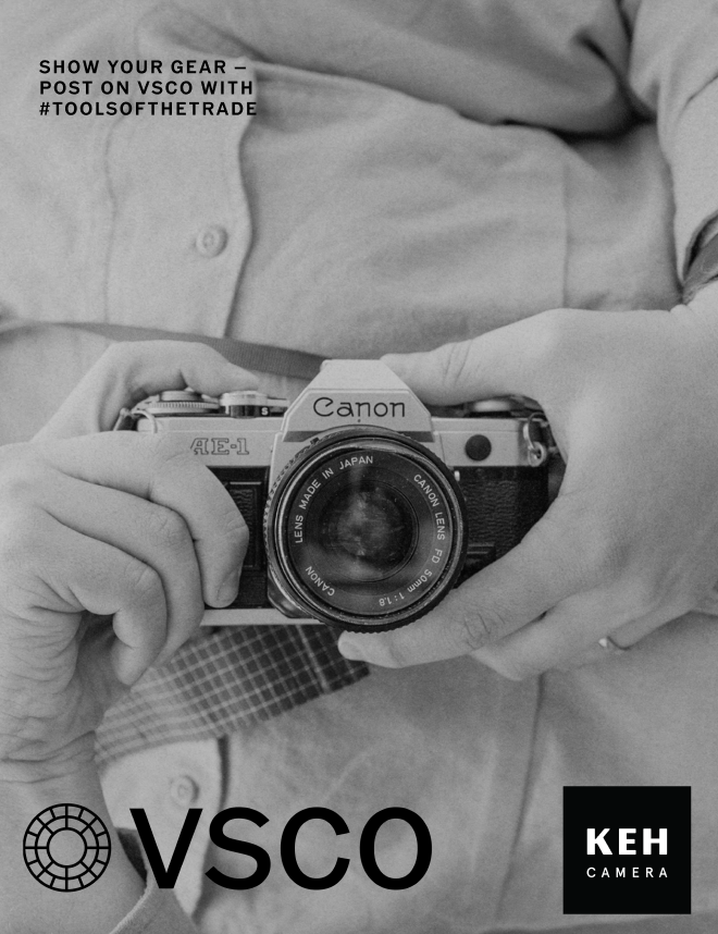 vsco's tweet photo. This June, @VSCO and @kehcamera are celebrating National Camera Day with a giveaway featuring a VSCO x @iutdstudios Film Camera, $100 KEH Gift Card, and VSCO x @Cleversupplyco Camera Sling Bag.

Post in VSCO with #ToolsOfTheTrade by June 25 for a chance to win. https://t.co/n9zzF4T2rf