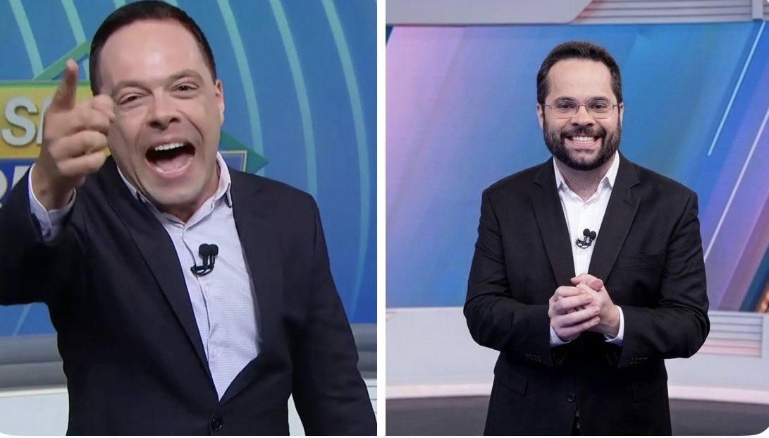 DidigoSantini's tweet photo. 🚨AGORA: Ibope se corrige e SBT vence mais uma vez o “Balanço Geral Manhã” nesta terça-feira (02) na Grande São Paulo. 

A medição do Ibope nesta madrugada apresentou inconsistências nos n��meros referentes ao SBT. Entre os dados mostrados no minuto a minuto para o consolidado, a diferença chegou a quase 90%. 

O “SBT Notícias”, apresentado por Marcelo Casagrande, foi o maior prejudicado com essa instabilidade. Na média prévia, o jornal, exibido das 01h35 às 06h, pulou de 0,95 ponto para 1,20 pontos. No embate direto com o “Balanço Geral Manhã”, das 05h às 06h, pulou de 0,7 ponto para 1,3 pontos. Na sequência, a média prévia do “Se Liga, Brasil”, de Thiago Gardinalli, também foi afetada e deve ser corrigida nesta quarta-feira (03) na divulgação dos índices consolidados. 

Portanto, com as correções feitas, o SBT se manteve na vice-liderança na faixa das 05h às 08h40 da manhã nesta terça-feira (02). 

O “Balanço Geral Manhã”, de Dudu Camargo, exibido das 05h às 08h40, se manteve na terceira colocação com média de 1,57 pontos. Nesta faixa horária, a Globo liderou com 7,0 pontos e o SBT foi vice-líder com 1,7 pontos exibindo o “SBT Notícias” e o “Se Liga, Brasil”. Os dados foram confirmados com fontes do mercado. 

Via @DidigoSantini