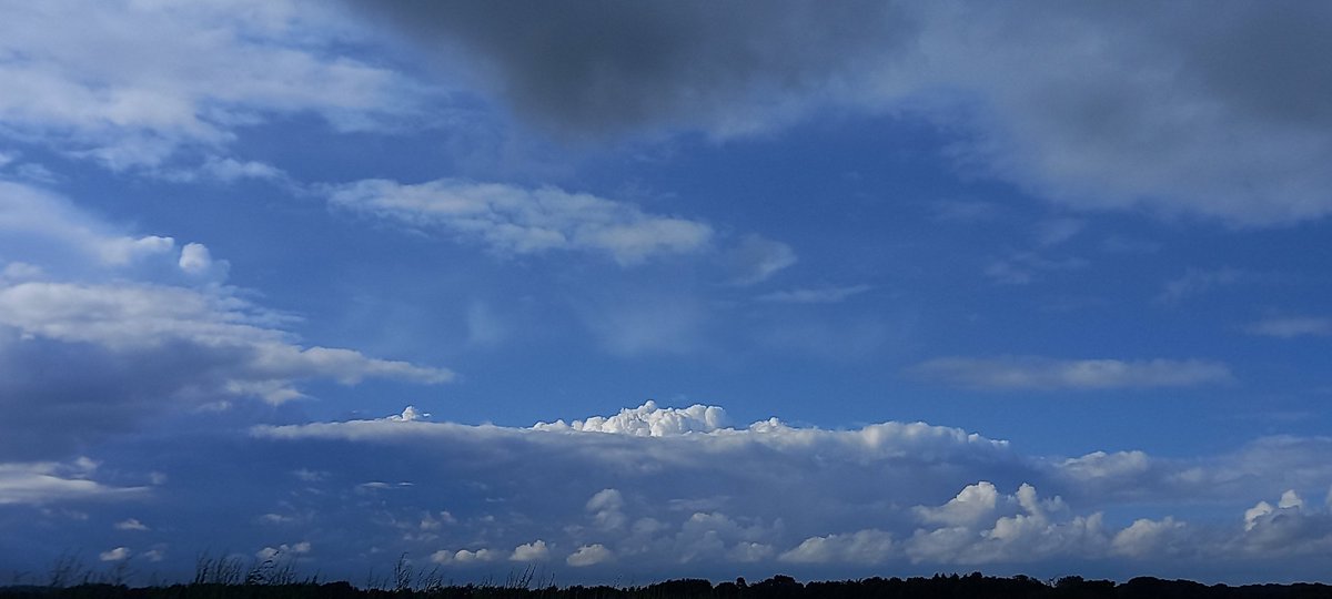 IJustNeedToM8's tweet photo. Newly emerging storm with lightning and overshooting top by Crewe heading directly over to me https://t.co/zukaosXmOR