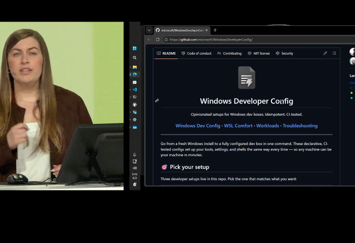 ivanatilca's tweet photo. Setting up a dev machine used to take all day. Not anymore. ⚡️

• Dev Configurations: Fresh PC to ready-to-code in minutes via WinGet. • Intelligent Terminal: Agent CLI integration via ACP. • Context-Aware: Suggests instant fixes for failed commands.
💻 #msbuild2026 #msbuild https://t.co/WvAxvwbBvW