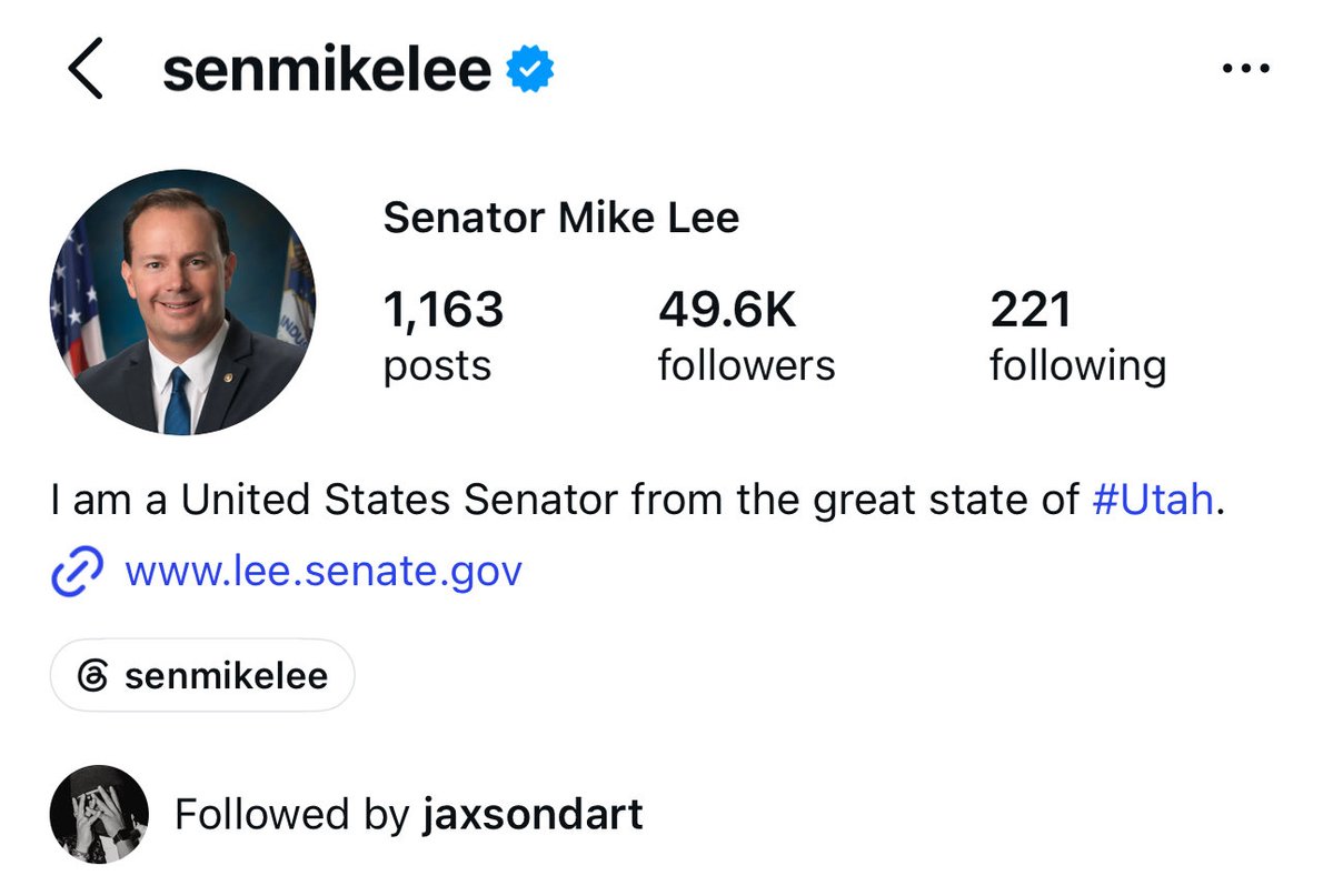 patriottakes's tweet photo. In addition to Donald Trump, Giants QB Jaxson Dart also follows Ivanka, GOP Senator Mike Lee, and Trump 2024 surrogate Sage Steele on Instagram https://t.co/6MdzYs36fh