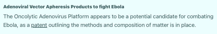 MK2forU's tweet photo. The Adenovirus Platform, along with Anktiva, plays a crucial role in combating Ebola. You can find more details about this $IBRX platform in my Substack post.
https://t.co/lHc8GVSXUT https://t.co/pnr8IbvI3p