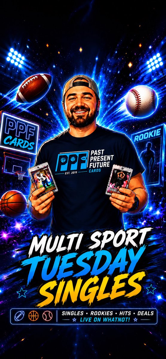PPFCardsMem's tweet photo. LIVE IN 15 ON WHATNOT! COME JOIN ME 

https://t.co/4NGhqZFVjF https://t.co/HutAxbw5xT