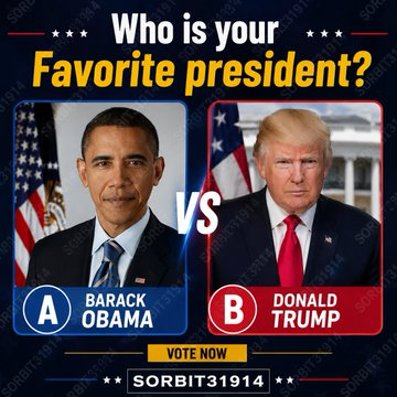 Emily8094159's tweet photo. Honestly, which president do you prefer?

A or B https://t.co/GBSMLtOo7b