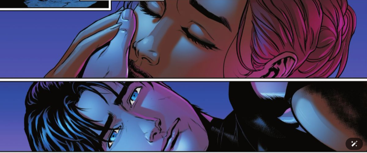 OficialSekkai's tweet photo. I see some people saying Nightwing and Starfire's love is platonic. But I don't know what kind of platonic love makes Dick and Kory constantly need to touch each other or be uncomfortably close... https://t.co/chrzq91pyN