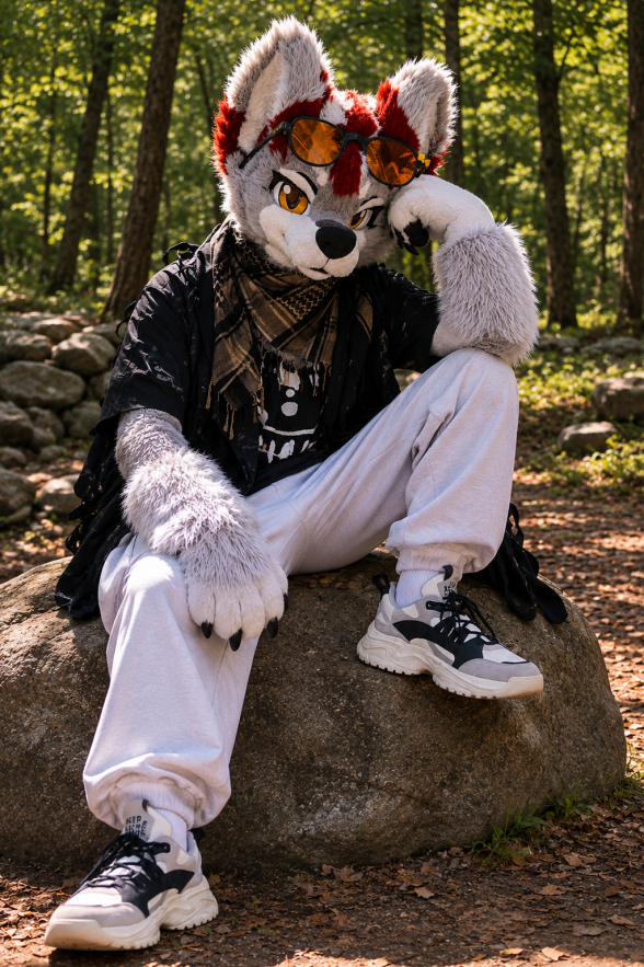 itsMysticfurry's tweet photo. Sometimes it's hard to believe this started as an idea and a few sketches
Now it's sitting in the forest looking cooler than I ever imagined 🐺
#Fursuit #FurryFandom #Furry #WolfFursona https://t.co/oBrRg3hONK