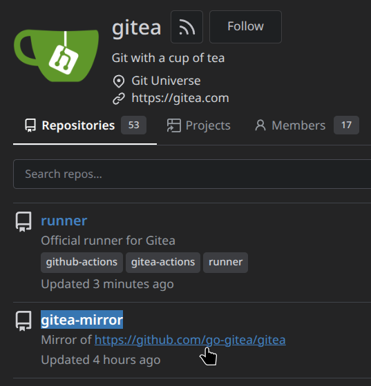 Malix_Labs's tweet photo. The official Gitea repository is hosted on GitHub

The official Forgejo repository is hosted on Codeberg, which is a cloud Forgejo instance

The Forgejo guys were right to start to distance themselves from the Gitea clowns https://t.co/PyY7Uea9U7