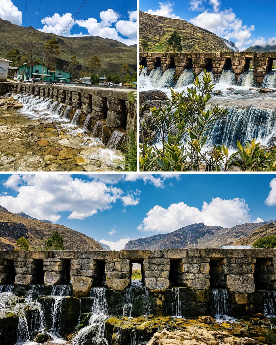 EDICIONESREGION's tweet photo. 500 AÑOS Y ESTE PUENTE INCA SIGUE DE PIE...

Huarautambo, una joya del legado inca.

Mientras muchas construcciones modernas no resisten el paso del tiempo, esta obra ancestral continúa firme frente a las lluvias, el clima extremo y el paso de generaciones.

Este puente inca de piedra solida es una verdadera muestra de ingeniería andina.
Cuenta con diecisiete ventanas trapezoidales por donde fluye el río Huarautambo, permitiendo que el agua siga su curso sin alterar el equilibrio natural del entorno. 

Ubicada a solo 7 km de Yanahuanca, en el departamento de Pasco, esta obra forma parte del imponente Qhapaq Ñan (Gran Camino Inca) y destaca como uno de sus espacios más elegantes de descanso.

Huarautambo fue construido durante el gobierno del Inca Pachacuteq.

Épocas Legendarias