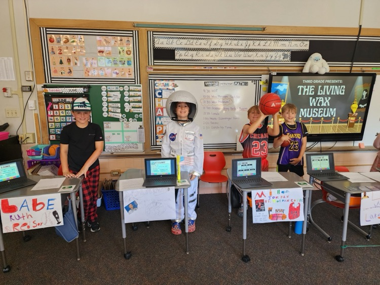 CUYHTS's tweet photo. 3rd graders presented their biography research in a Living Wax Museum today! Over the course of 4 weeks, students conducted research, created a presentation, and wrote an essay and speech. Students focused on their historical person's childhood, adulthood and achievements! https://t.co/fASeyF1TKl