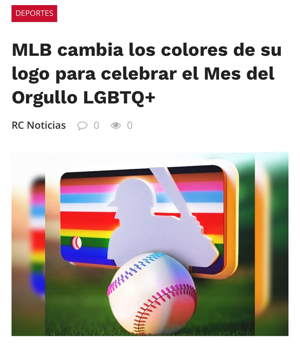 IlopezN1's tweet photo. Esto que hace MLB es una ofensa y atentado a la familia y plan original de Dios. No a esta acción mal sana. https://t.co/Ar4wPhsPUJ