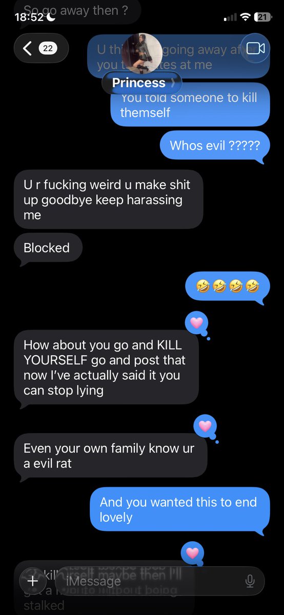 SissyDaisyyy's tweet photo. @PrincessAlexisp 
Would go near her. 

Scum. 

Can’t even say sorry for the fact she has abused someone with mental health issues https://t.co/Dlr4IgFb9w