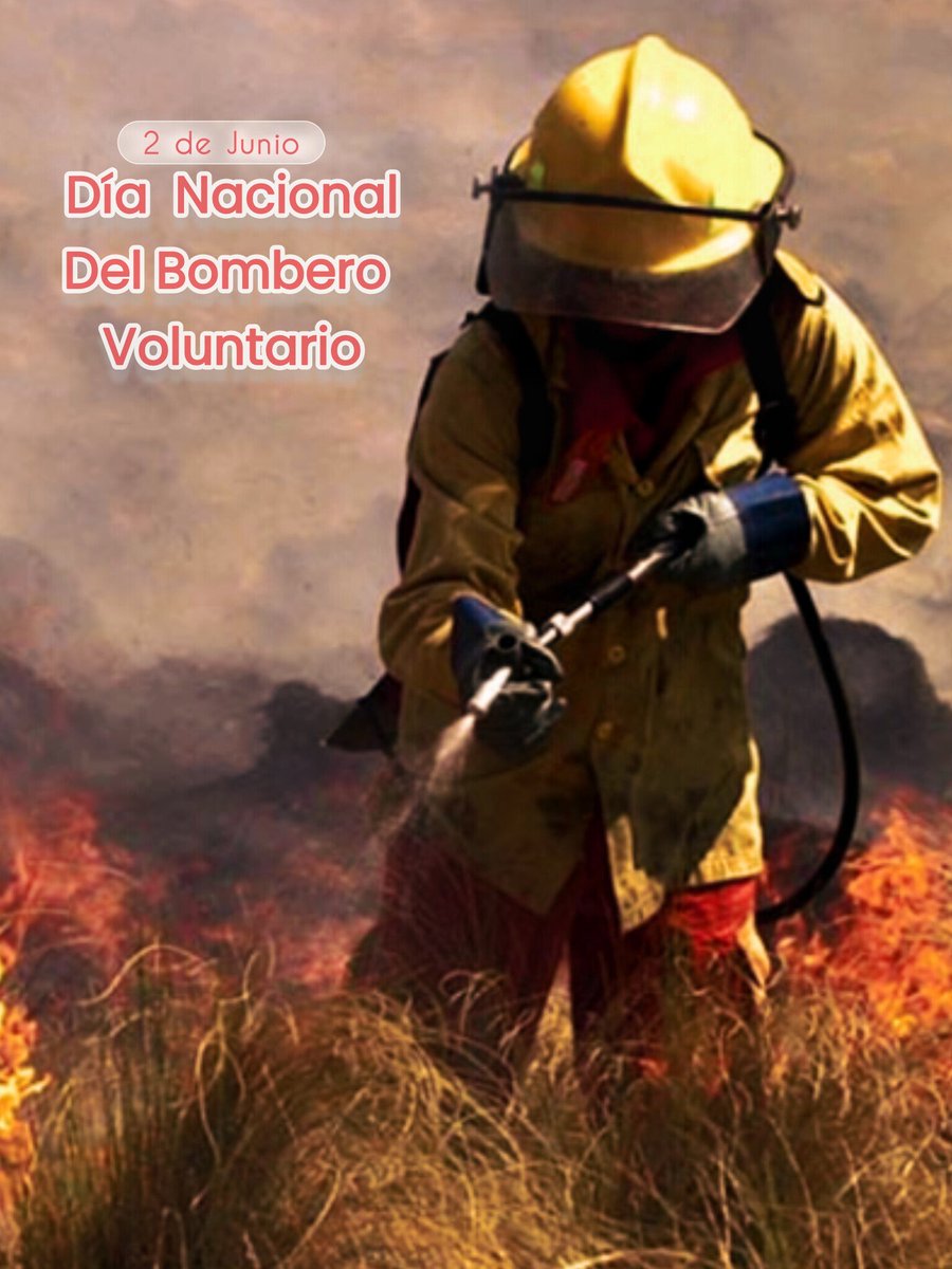 Dip_Gutierrez's tweet photo. 🇦🇷🚒 2 DE JUNIO - DIA NACIONAL DEL BOMBERO VOLUNTARIO 🇦🇷

Honramos hoy a quienes, con valentía, compromiso y vocación de servicio, dedican su tiempo a proteger a los demás.

#BomberosVoluntarios https://t.co/J8XGKMTw0q