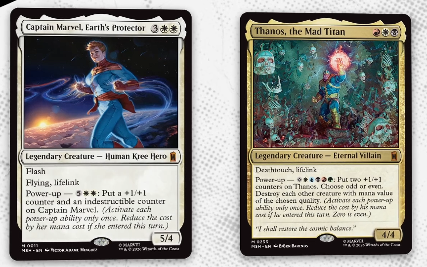 hollowmandrake's tweet photo. #previews #mtgxMarvel https://t.co/luTYKAnLFs