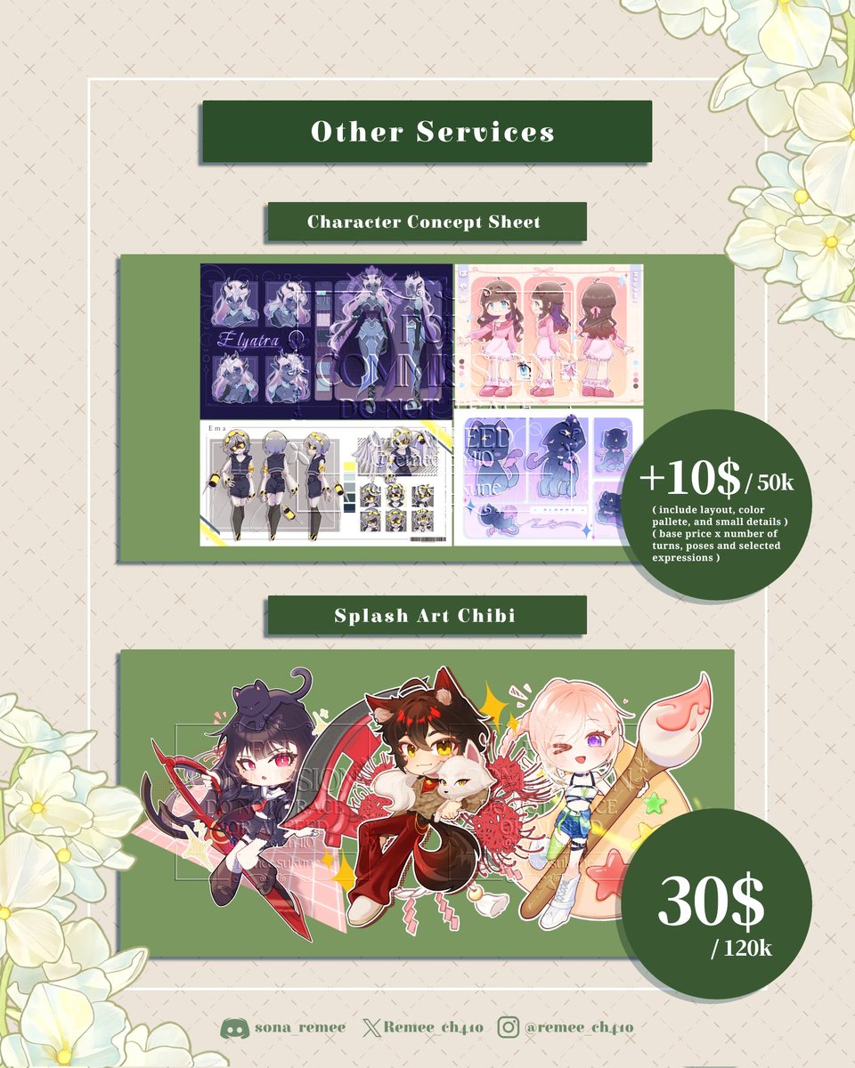 Remee_ch410's tweet photo. ✨ Remee's Commission is Open ✨ (1/2)
#commissionopen #opencommission https://t.co/cyeDEhTu9M