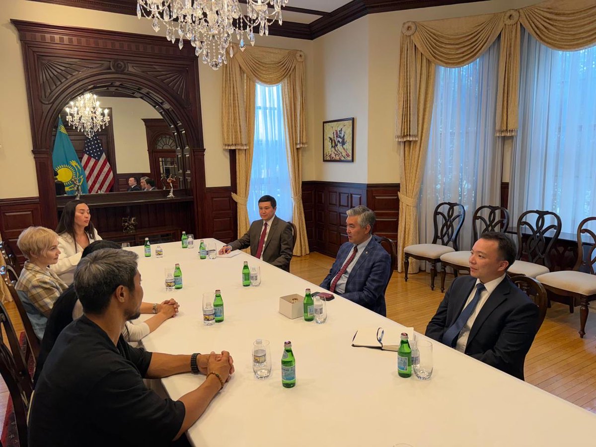 KZAmbUS's tweet photo. Great meeting with Kazakh companies in food tech, hospitality, and creative advertising looking to expand into the U.S. Proud to see 🇰🇿 business community confidently entering the American market. Looking forward to supporting their journey as they grow and scale in the 🇺🇸 U.S. https://t.co/2XEH9Kduyt