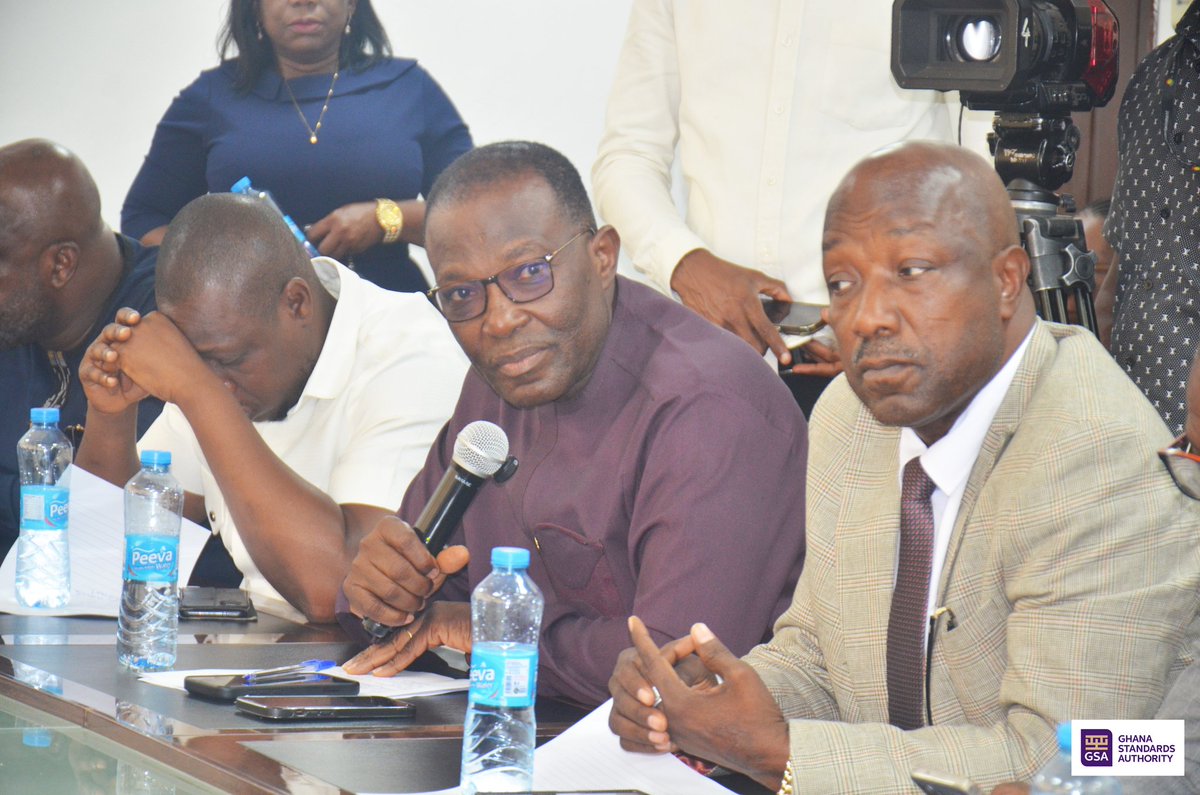 GhanaStandards's tweet photo. Parliamentary Select Committee on Trade, Industry &amp; Tourism Pays Working Visit to GSA

The Ghana Standards Authority (GSA) on Tuesday, June 2, 2026, hosted an 18-member delegation from the Parliamentary Select Committee on Trade, Industry and Tourism at its Head Office in Accra https://t.co/jOaQvOWlSU