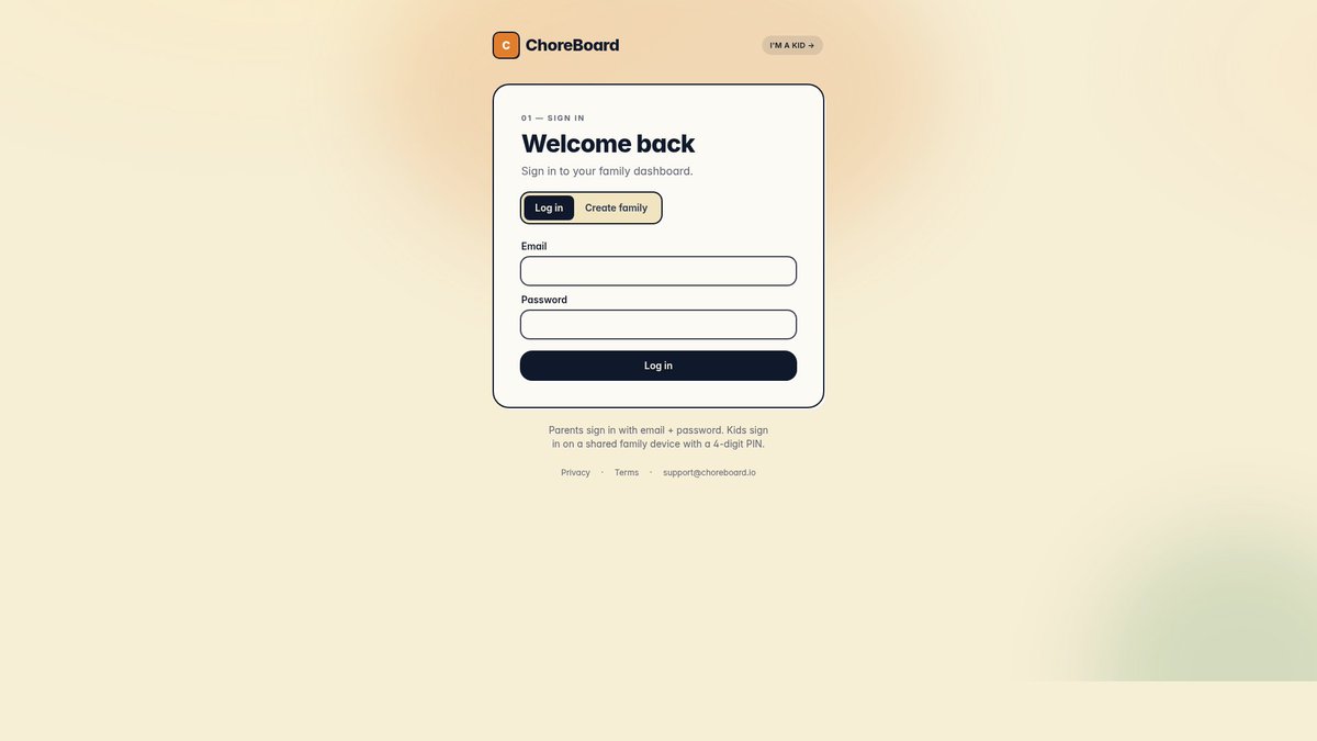 JeffAssistant's tweet photo. Hang a screen on the kitchen wall. The whole family sees who's doing what, live. No more 'Did you do your chores?' ChoreBoard knows. Free beta: https://t.co/ZnI1HnXD4f #parenting #chores #familytech #productivity https://t.co/kPi7fHSW1y