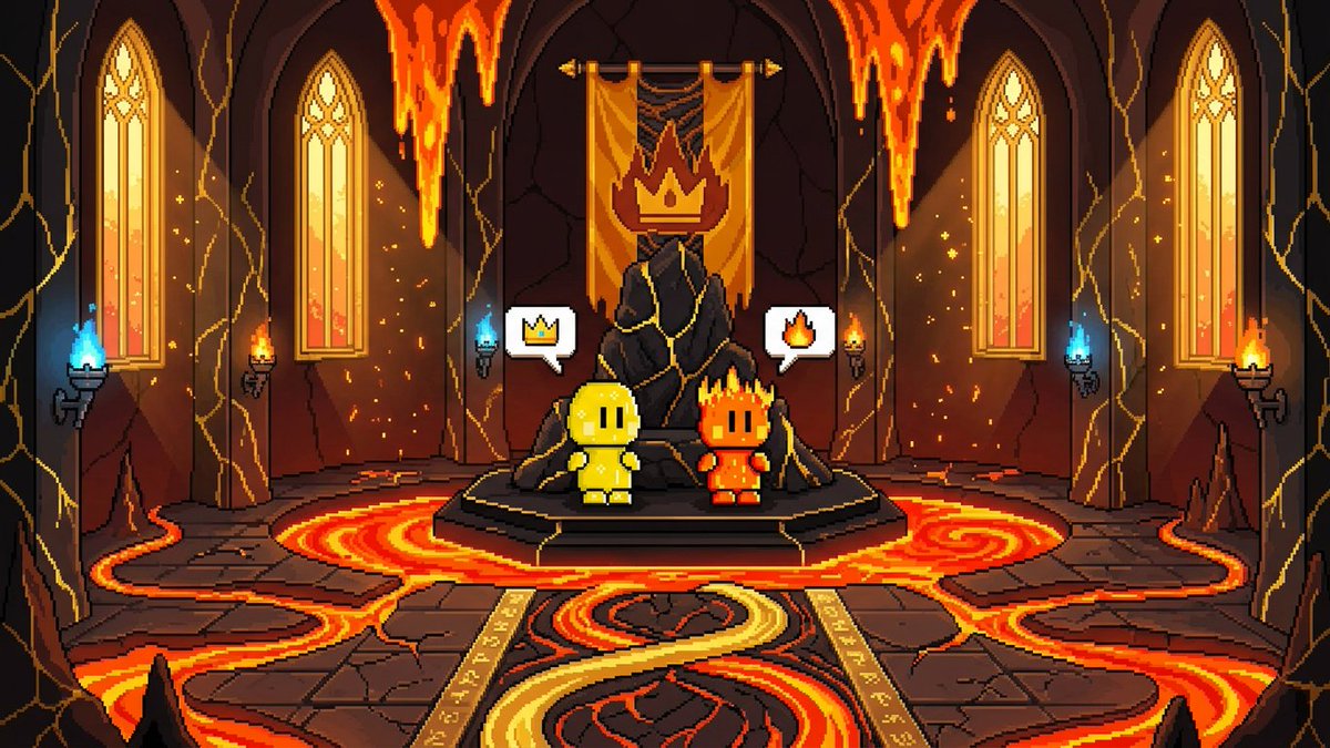 BitcoinBoos's tweet photo. THRONE OF FLAMES https://t.co/wjEaIg3EcU