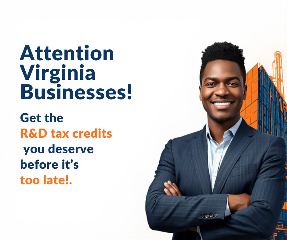 DeeWil's tweet photo. One quick application unlocks state &amp; federal R&amp;D tax credits — most businesses qualify in 60 seconds. Start here --> https://t.co/9PgtvVO16n

 #taxseason #smb #smallbusiness #virginia #swam #taxcredit #taxes https://t.co/1ffvNsxWT2
