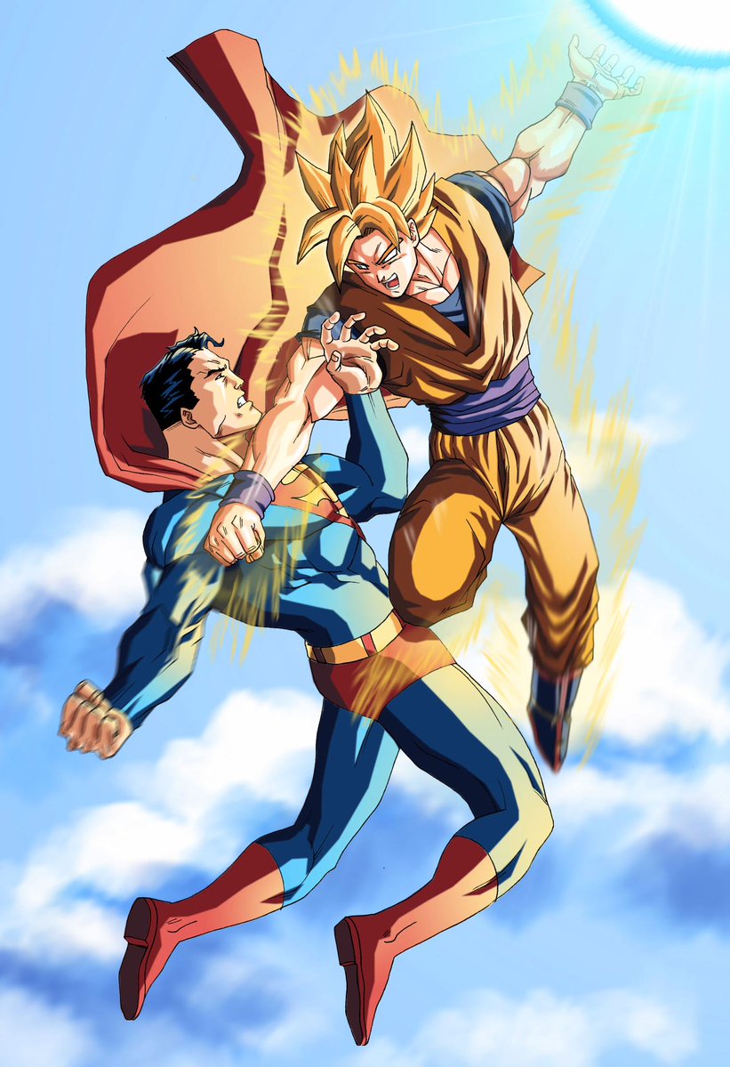 Mikemaluk's tweet photo. @nunya_josh @PokeSEGA64 Sure, Goku VS Superman , made this in 2008 😁 https://t.co/NZVfBctr89