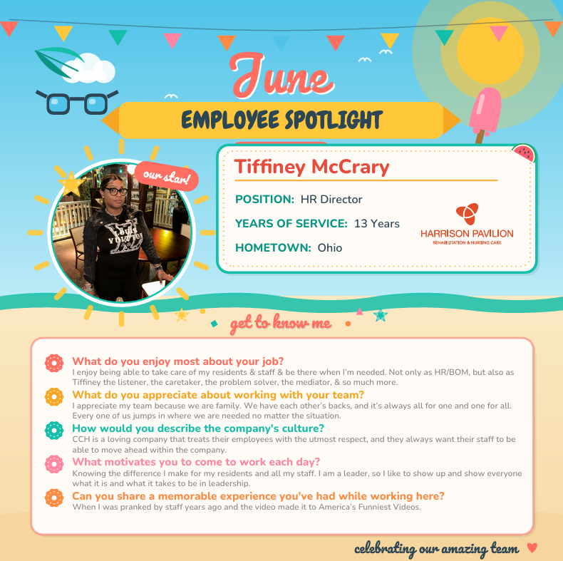 HarrisonPRehab's tweet photo. 🌟 June Employee Spotlight: Tiffney McCrary 🌟

Thank you, Tiffney, for your years of dedication, compassion, and leadership. Your commitment to caring for others continues to make a positive impact throughout the facility! 💙👏 https://t.co/83zWY0tTmb
