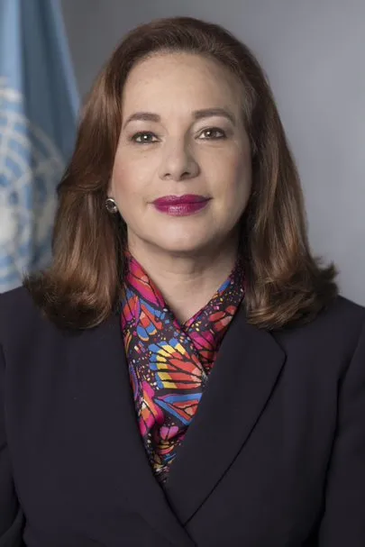 elizondogabriel's tweet photo. The public hearing (interactive dialogue in UN-speak) for Secretary General candidate @mfespinosaEC will be held on Monday, June 15 at 3 pm in the Trusteeship Council. It will be live streamed on UNTV. The other candidates - Grossi, Bachelet, Grynspan, Sall -  had their hearings at UNHQ in April.