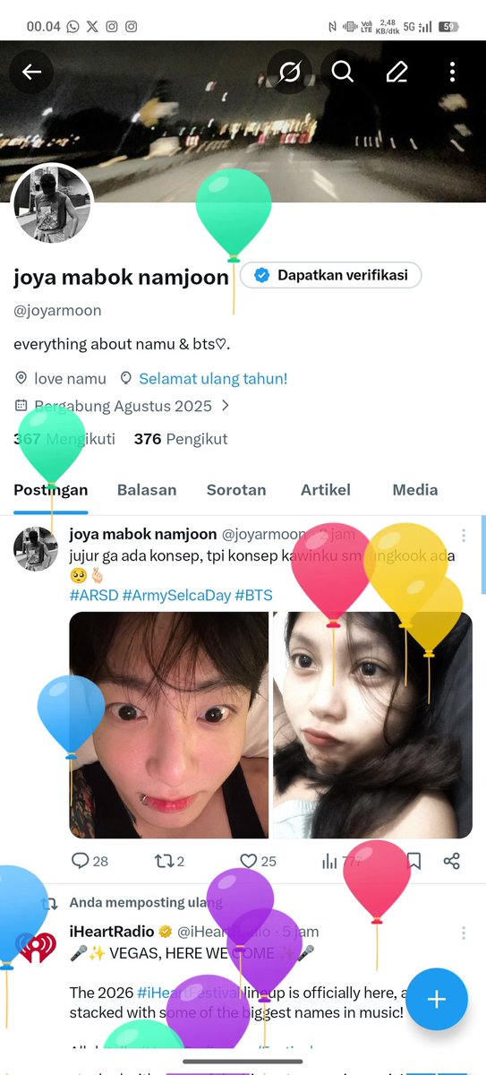 joya mabok namjoon tweet media
