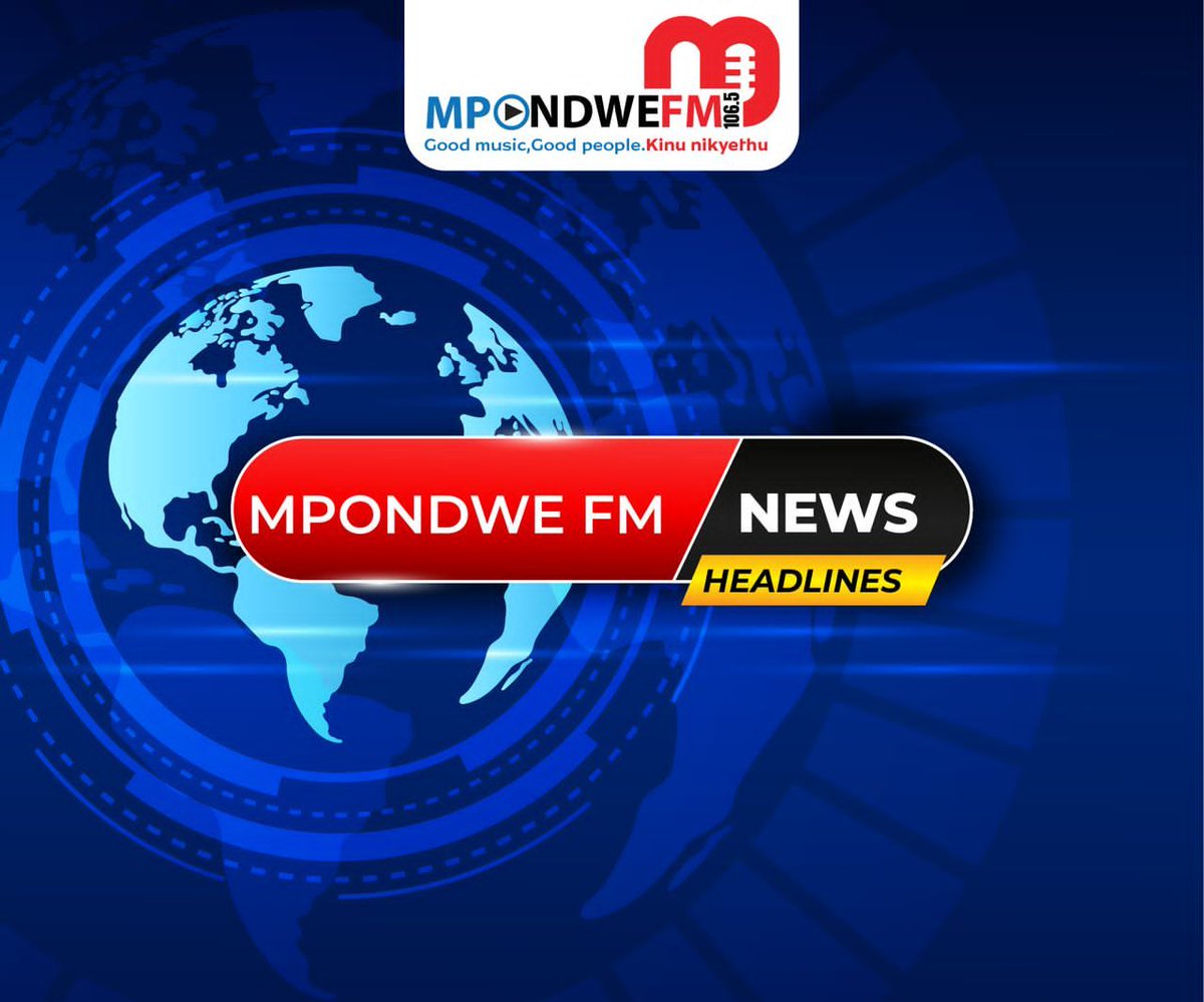 mpondwefm's tweet photo. HEADLINES – EVENING NEWS – JUNE 2ND 2026

Schools in Mpondwe Lhubiriha Town Council-Kasese Step Up Ebola Prevention Measures

Bunyangabu District Receives Shs450 Million for School Infrastructure Renovation

Christians Advised To Mark Martyrs Day through Broadcasts https://t.co/oBjEcTQACG