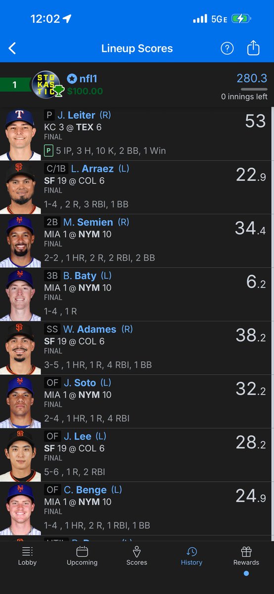 DFSFan4's tweet photo. Another great W with the Stokastic tools!! Great tools!!! @Stokastic @StokasticMLB @StokasticHOF https://t.co/Q4GGkl1T0D