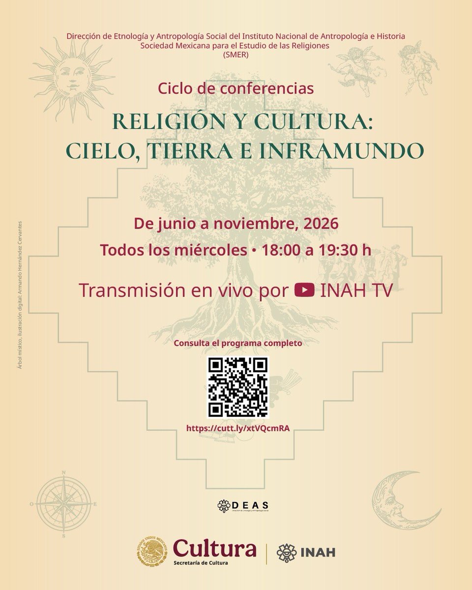InahCentro's tweet photo. Sigue las transmisiones en vivo a través de INAH TV:
https://t.co/mko42hRtAm
Consulta el programa completo: https://t.co/yehwX7f5Ey https://t.co/BnsDTXWVr2