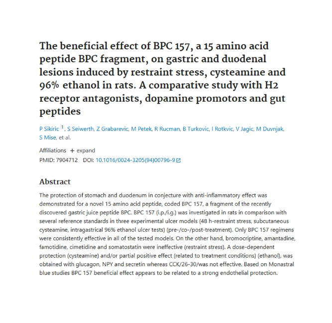 realpeptides's tweet photo. Many people using BPC-157 are doing so for the wrong reasons.

They’ve heard it can help heal tendons, fix injuries, and repair joints, which it certainly does.

However, if you’re ignoring its impact on your gut, you’re missing out on something much bigger.

BPC-157 is a peptide made of 15 amino acids, derived from a larger compound known as a “body protection compound” that was initially discovered in human gastric juice.

This is the same harsh environment your stomach uses to shield itself from acid, enzymes, and daily irritation.

In simpler terms, BPC-157 is based on a peptide system tied to the body’s own protective biology.

The versions found in research and supplements are typically synthesized, but the idea comes from a compound first identified in the human gut.

This is part of what makes oral BPC-157 so intriguing.

What many people fail to realize about the gut is that it’s only one cell thick, held together by proteins known as tight junctions.

Animal studies indicate that BPC-157 directly boosts these tight junction proteins (occludin, claudin, ZO-1), effectively reconstructing the gut wall’s structure at a molecular level.

You can think of tight junctions like the seals between tiles. When those seals break, bacteria, toxins, and undigested food can leak right into your bloodstream.

And the damage doesn’t just stay in one place.

Those toxins can cause systemic inflammation that can reach the brain, leading to symptoms like brain fog, low mood, poor memory, and disrupted sleep.

Your gut produces 90% of your body’s serotonin, and studies show that BPC-157 directly influences serotonin and dopamine pathways, addressing both sides of the gut-brain connection simultaneously.

That’s why many people experience an improved mood and clearer thinking from a compound they originally started using for a stomach ulcer.

It’s being researched as a stable gastric peptide that could impact tissue protection, gut integrity, inflammation, and repair signaling.

The animal research is also quite promising.

In animal studies, BPC-157 has shown better results than famotidine (a top prescription medication for ulcers), demonstrating significant healing in just a few days.

When paired with ibuprofen, it nearly eliminated the stomach damage typically linked to those drugs.

Gut fistulas were completely closed in all treated animal patients, while those who didn’t receive treatment continued to worsen.

A thorough review done in 2025 by the American College of Gastroenterology looked at 36 studies and found improvements in IBD, ulcers, and injuries caused by NSAIDs.

This is why BPC-157 is way more than just a “joint peptide.”

Its origins, stability, and much of the research all trace back to the gut.

And when you realize how closely the gut is tied to inflammation, mood, sleep, and overall body repair, the bigger picture starts to make sense:

BPC-157 might not only assist the body in healing from injuries.

It could also help establish the internal environment that recovery relies on.

NOTE: This is not medical advice. Peptides are intended for research purposes only, not for human consumption.