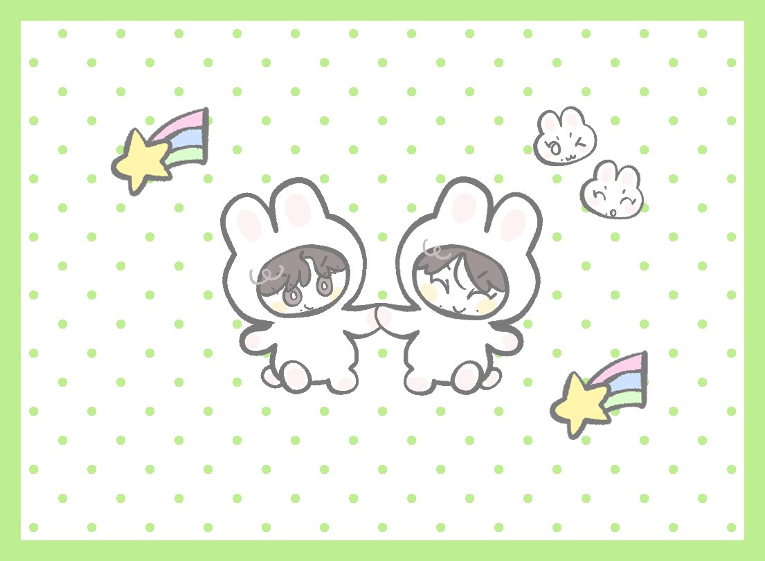 rabbitotoo's tweet photo. 나의 첫 커미션💚💚💚💚💚
민수님처럼 내가 생각하는 걸 귀엽게 그리고 싶따😝😝😝 감사합니다 민수님~~!! https://t.co/xNI4MyZZO0