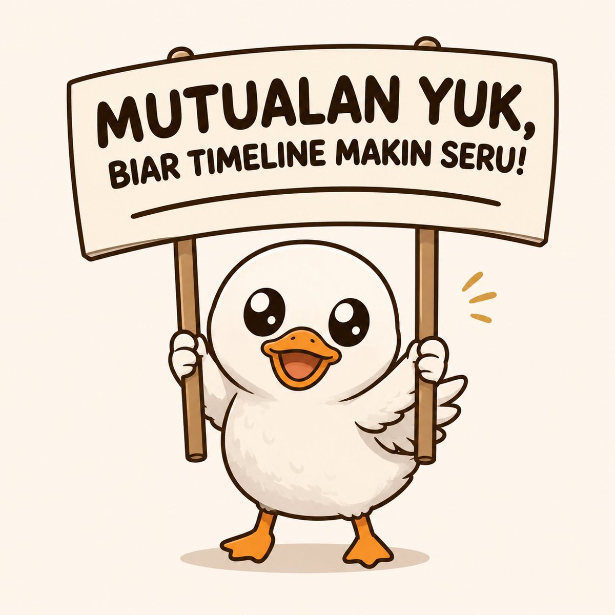 TalkToHub's tweet photo. Sore hubb! yuukk mutualan yu 🧡 biar ramee ga bosenn 🫶 https://t.co/VJl2lbqV9z