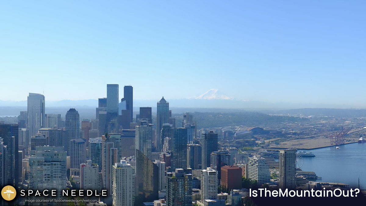 isthemountout's tweet photo. Breathtaking!
#MountRainier #SpaceNeedle #Seattle https://t.co/zIrdqyErLW