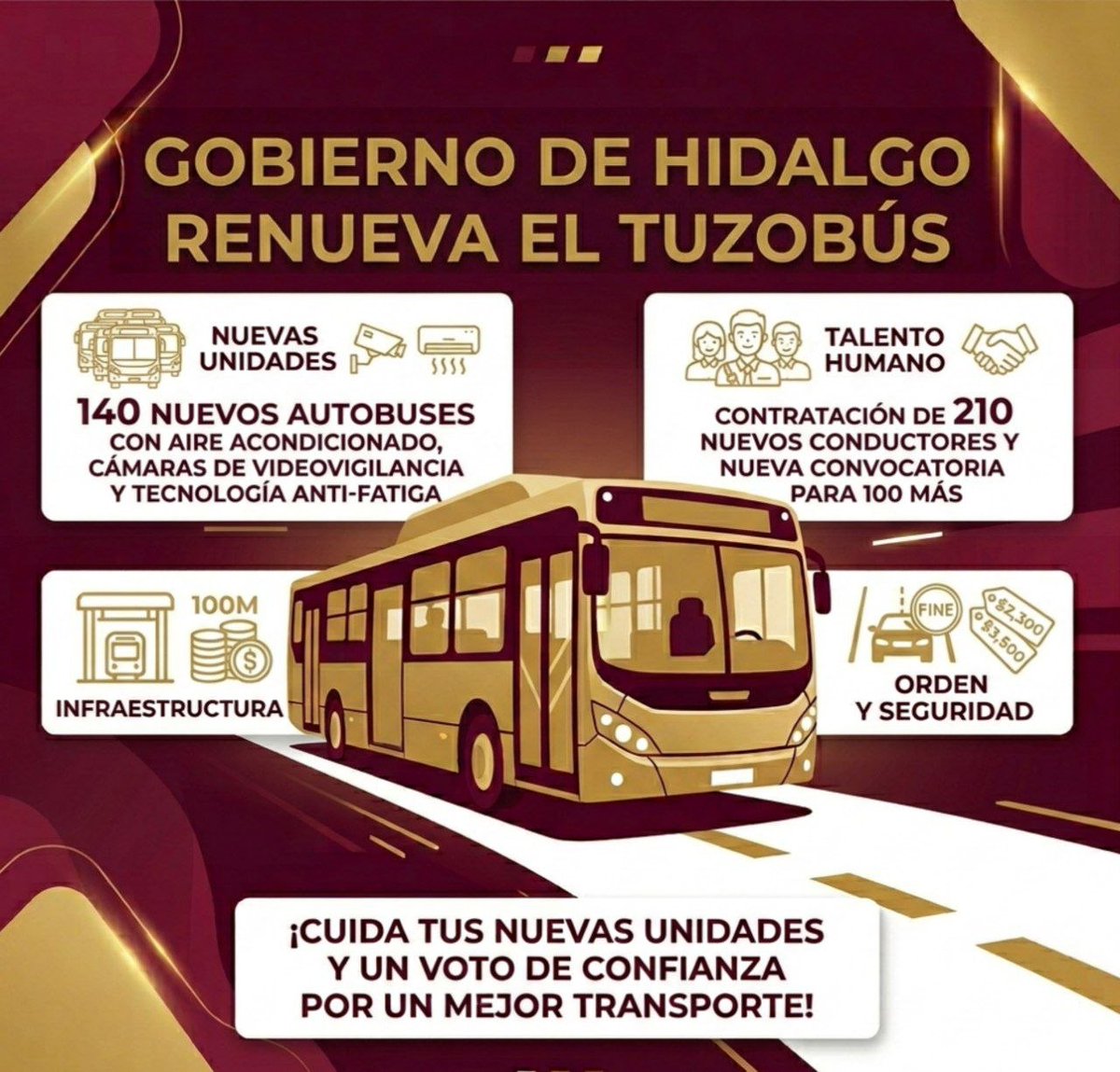 FedericoGloton's tweet photo. Disfrutando lo votado con la #4T 
El Gobierno de @juliomenchaca_ renovó el tuzobus 💪👏 https://t.co/JnCo4V4yMO