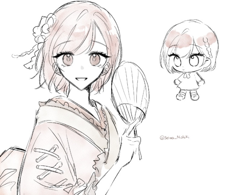 She has the cutest smile <3 #prsk_FA #東雲絵名