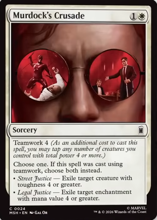 MTG x MARVEL】 《マードックの聖戦》