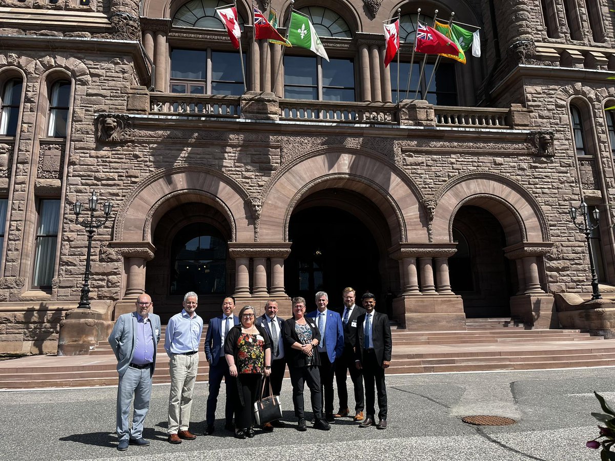 BarrieChamber's tweet photo. At Queen's Park today for Ontario Chamber of Commerce Advocacy Day, advocating for #Barrie businesses and hearing from Hon. Andrea Khanjin and Hon. Nina Tangri on competitiveness and reducing regulatory barriers. #AdvocacyMatters #ONChamberNetwork #AdvocacyDay2026 https://t.co/U7s7gZ9Fux