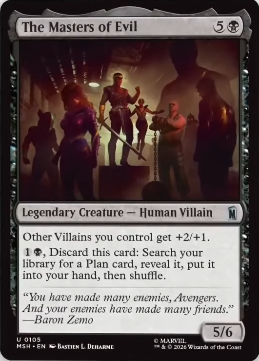 DimirUB's tweet photo. 【MTG x MARVEL】
《マスターズ・オブ・イーヴィル》 https://t.co/bWoCEvmmpZ