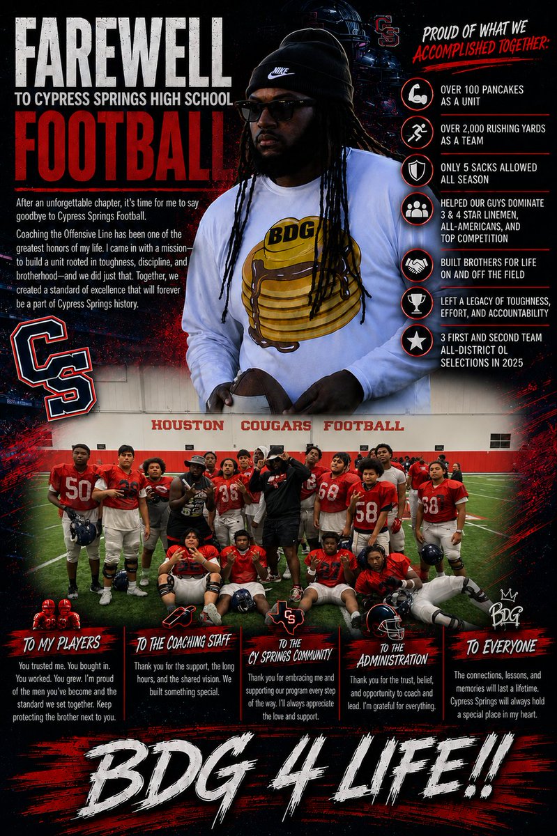 coachag713's tweet photo. @CSHSPanthersFB I am so grateful for the time we had and will miss you guys fr fr. Can't wait to see yall boys ball out next season!!

I want to thank Oji Fagan, @coachbrown_D and @CoachWilson26 for taking a chance on me. #CHOP #DDT https://t.co/tuagHcs0yn