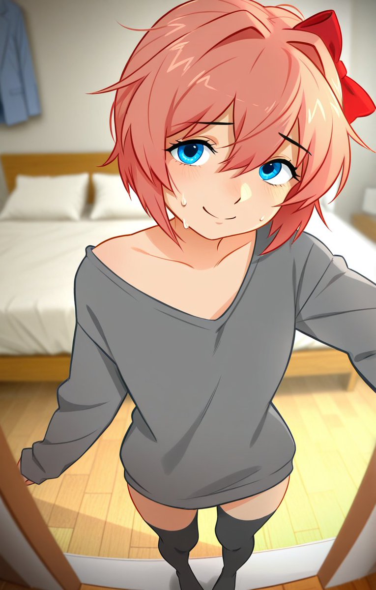 SayoriCanelita's tweet photo. Me acabo de despertar🩵
#DDLC https://t.co/C93uD34pvg