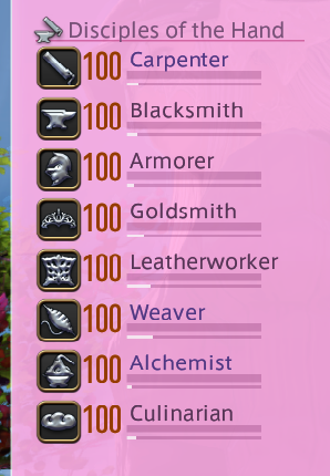 plaindoII's tweet photo. uh... i should maybe do my crafter quests.... https://t.co/6xnNQlC8Io