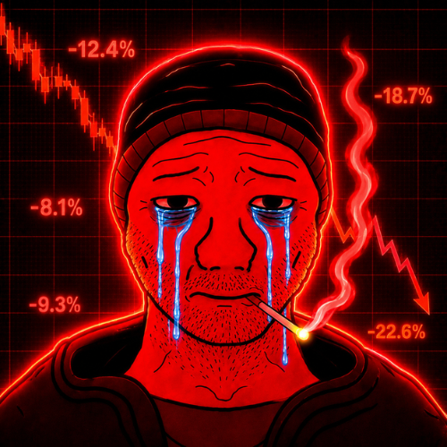 Devilantesol's tweet photo. Fear index is at all-time highs. 😨

The Bullish Degens have turned bearish and are in shambles 🅱️

Even the coin ''Bullish degen" went from multi million market cap to barely six figures.. 

At this point, I have no choice but to retire the bullish degen and unleash the ''Bearish Degen'' 😤

Full DEV mode, DEX + BOOSTS! 🚀