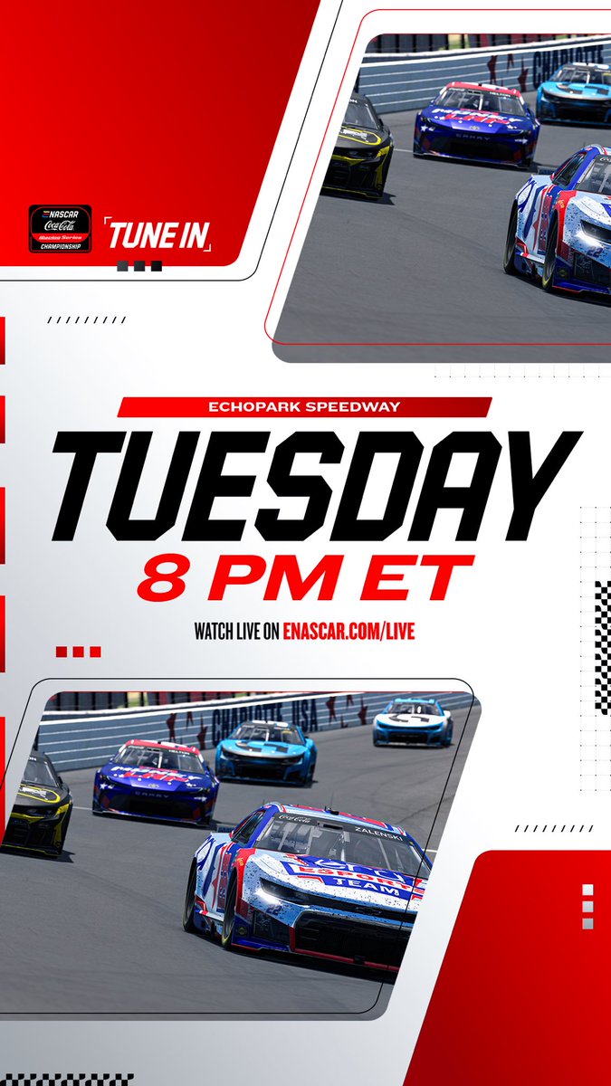 KollinKeister's tweet photo. Tune in tonight at 8et for round 2 of the @ENASCARGG @CocaCola @iRacing Series at @EchoParkSpdwy 

Looking for a better result than we had last time out. https://t.co/gdfC8nDCCY