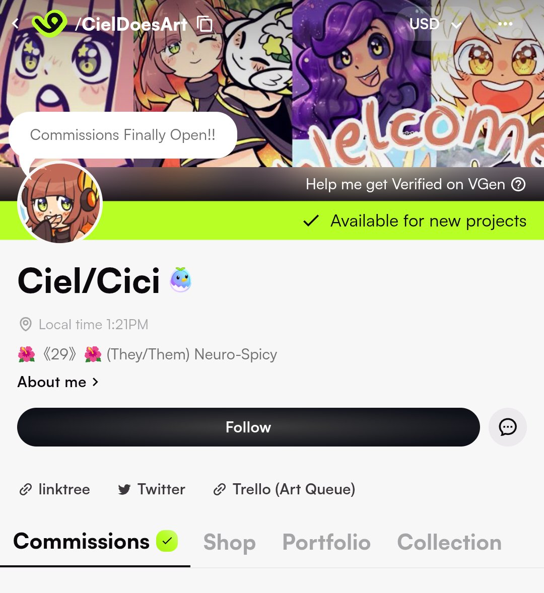 CielDoesArt's tweet photo. ⭐ VGen Commissions Open Now ⭐ 

I finally got a VGen for people to check out and commission me on!! 

If you could shoot me a follow over there? Please do!! All the support is greatly appreciated. 💕 

#vgen https://t.co/jc75WlCMTj