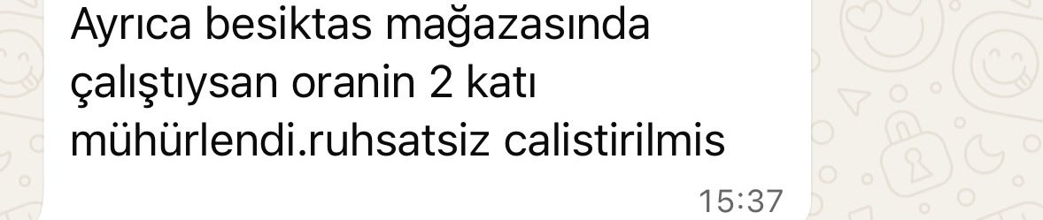 ahmeterux's tweet photo. Bu arada tanıdığım Beşiktaş mağazalarında çalışmış eski 2 müdürü bunların ruhsatsız kat kullandığını ve bir tane müdürüde ruhsatsız yerdeki kamera kayıtlarını kullanarak çıkarttığı iddaa etmişti doğruluğunu bilemem ancak doğruysa aynısını almanyada yapabilirler mi merak ediyorum https://t.co/jsHpzLN0dN