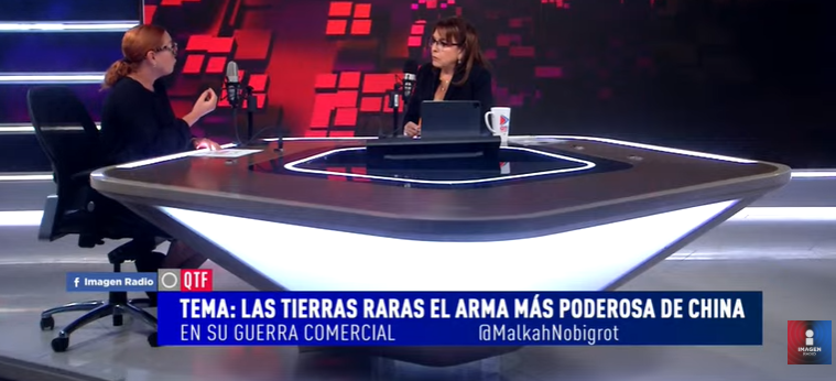 qtf's tweet photo. China ha pensado 40 años cómo explotar estratégicamente las tierras raras. "No pregunta a sus ciudadanos si están de acuerdo con estos procesos" en materia ambiental, explica @MalkahNobigrot en #ProgramaQTF.

"Tu celular usa 75 tierras raras o minerales estratégicos", detalla. https://t.co/RcsheS7uJD