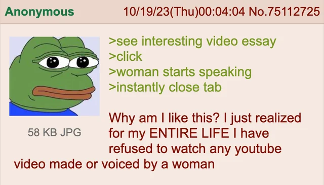 blacknredtext's tweet photo. anon only likes men https://t.co/5XKkrBm90q