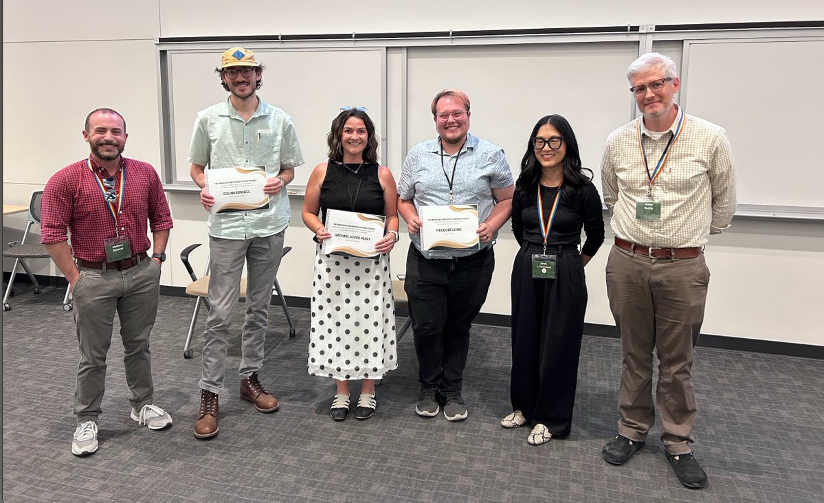 ACIrishStudies's tweet photo. #NationalACIS26 Fellowship winners with #ACIS executive committee members! https://t.co/MMpuUS3l28