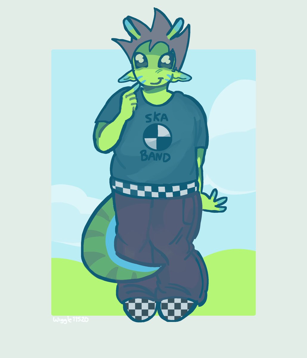 Wiggle11520's tweet photo. Alien Tom for an art trade :DDD #Eddsworld https://t.co/zibM0pjEct